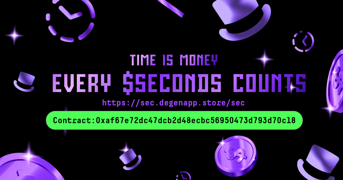 $SECONDS - Farcaster Mini Apps